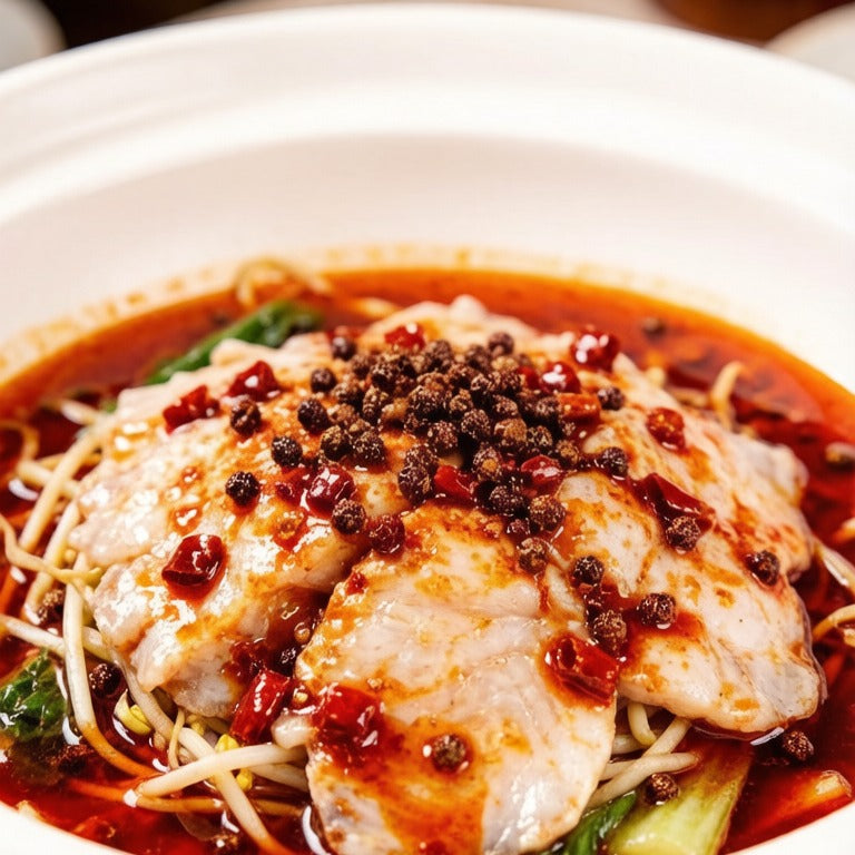 Sichuan-style boiled fish fillets